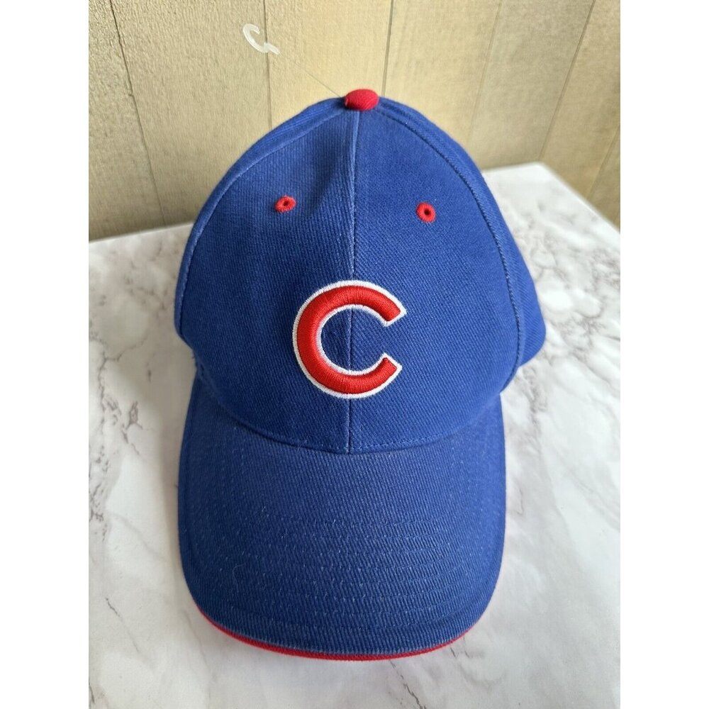 Twins Enterprise Chicago Cubs‎ MLB Baseball Hat Blue Red Adjustable Strap Cap